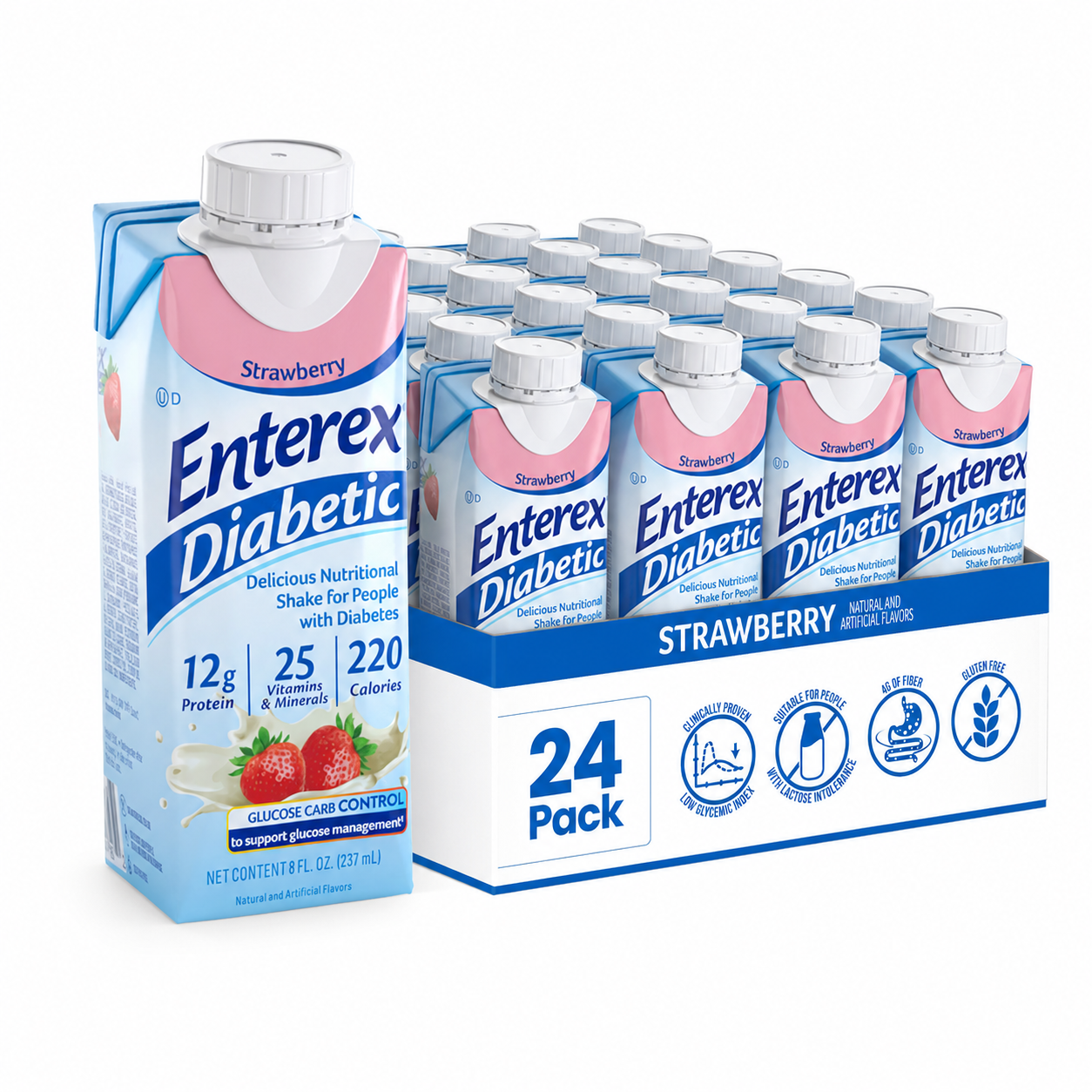 Enterex® Diabetic Nutritional Shake Cartons