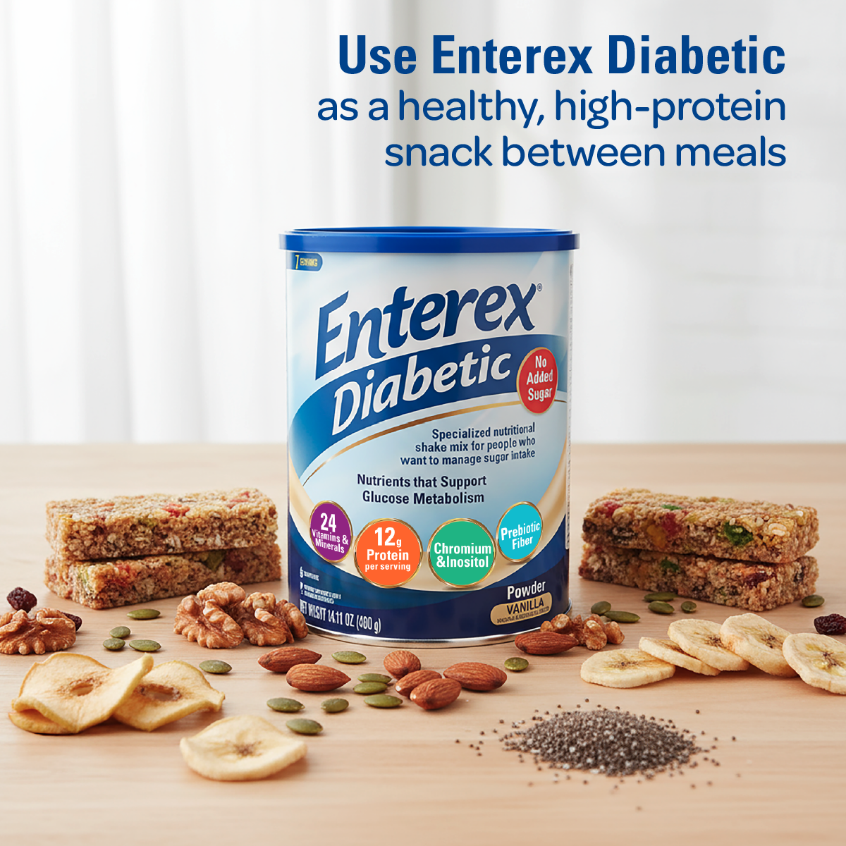 Enterex Diabetic Ready-to-Mix Nutritionally Complete Powder